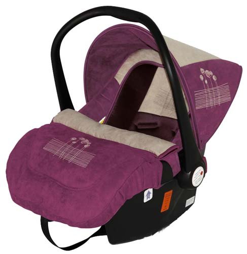Автокресло Bertoni LIFESAVER (violet&pink flowers) 